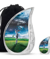 Golf Small Urn For Ashes For Women Funeral, Ashes Memorial Urn