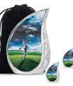 Golf Small Urn For Ashes For Women Funeral, Ashes Memorial Urn
