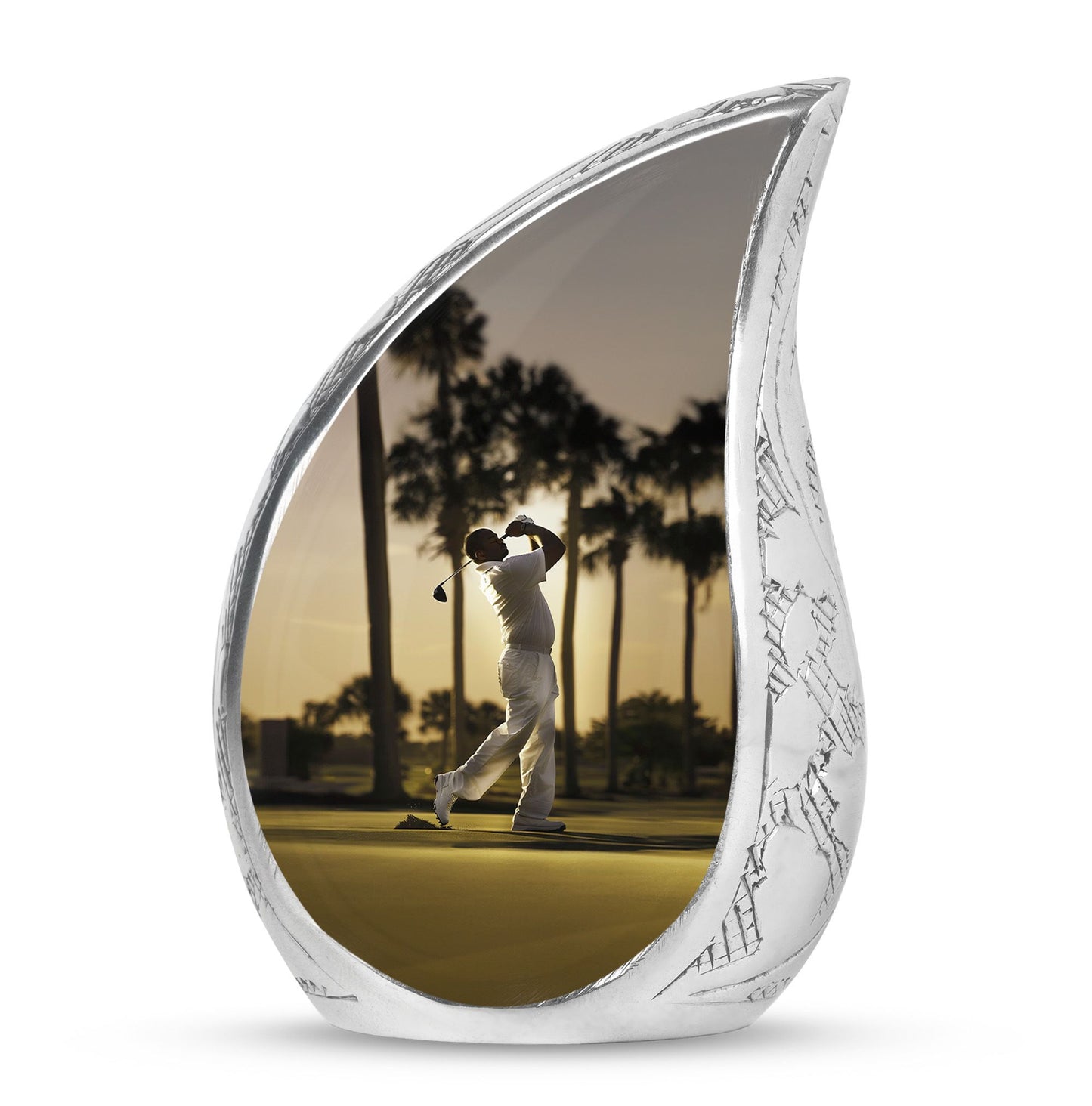 Personalized Golf Cremation Urn for Mom - 10-inch, 200 cu in - Yatskia