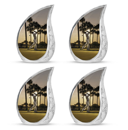 Personalized Golf Cremation Urn for Mom - 10-inch, 200 cu in - Yatskia