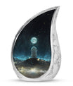 White Bunny Moon Women Funeral - Cremation Urns For Ashes For Women