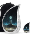 White Bunny Moon Women Funeral - Cremation Urns For Ashes For Women