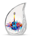 Guitar Urn For Ashes Adult Male Large Funeral, Ashes Urn For Ashes