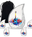 Guitar Urn For Ashes Adult Male Large Funeral, Ashes Urn For Ashes
