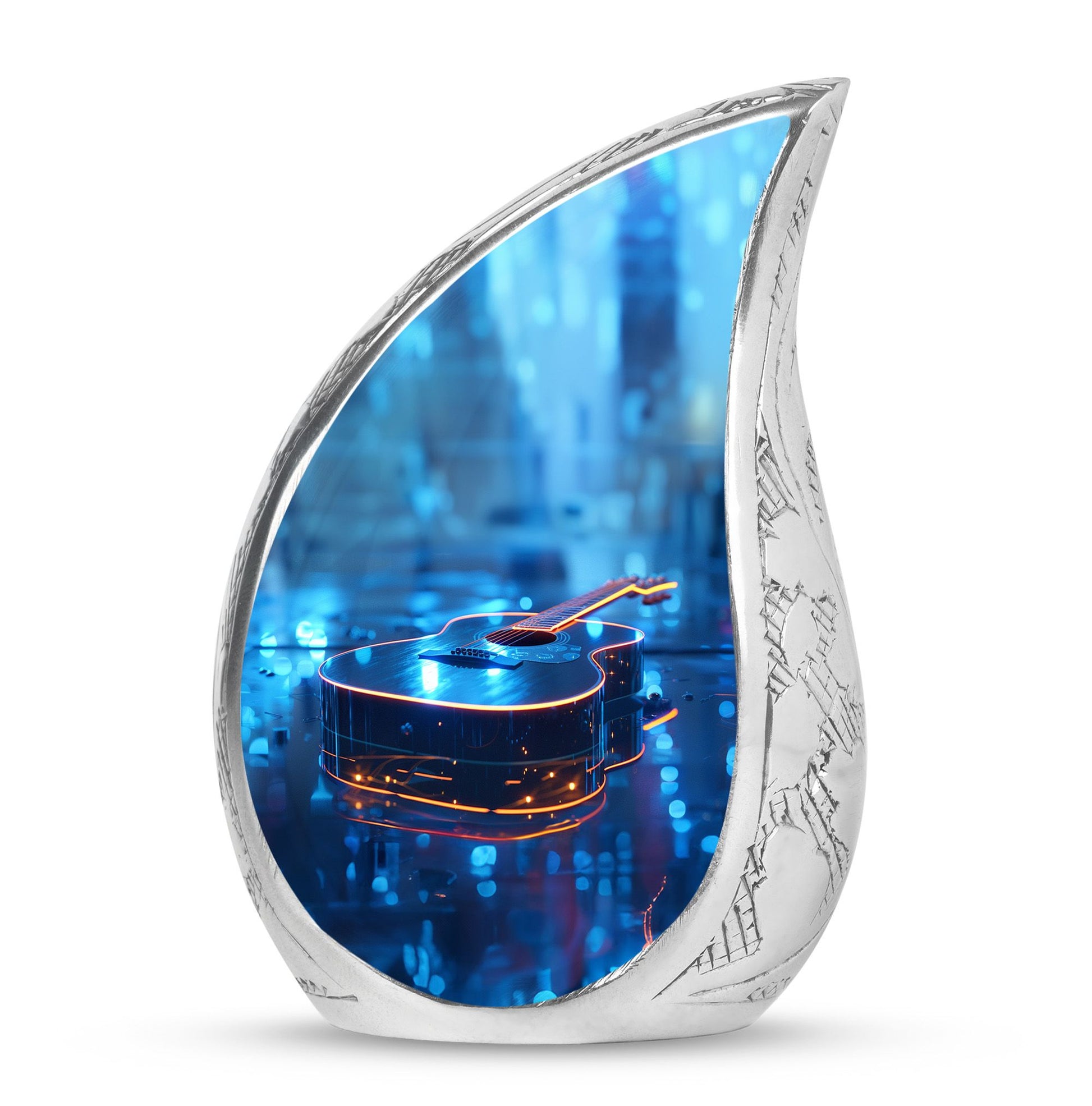 Guitar Urns For Human Ashes Medium Size Funeral, Ashes Memorial Urn