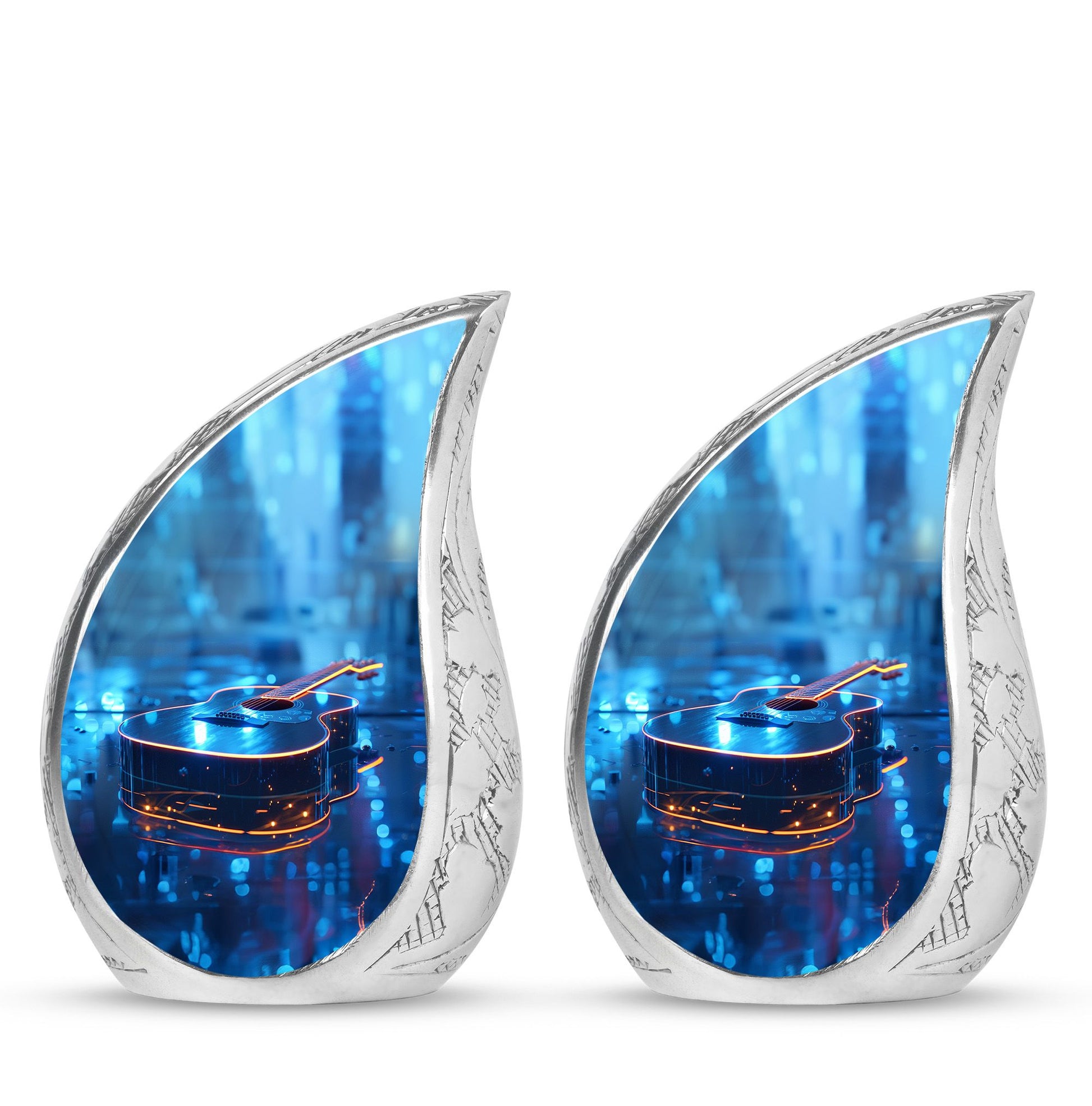 Guitar Urns For Human Ashes Medium Size Funeral, Ashes Memorial Urn