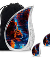 Guitar Urns For Human Ashes Adult Man Large Funeral, Ashes Urn