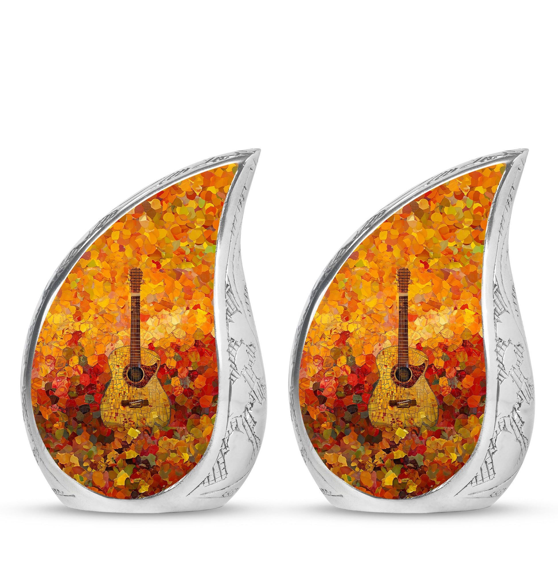 Guitar Cremation Urns For Human Ashes Funeral, Ashes Urn