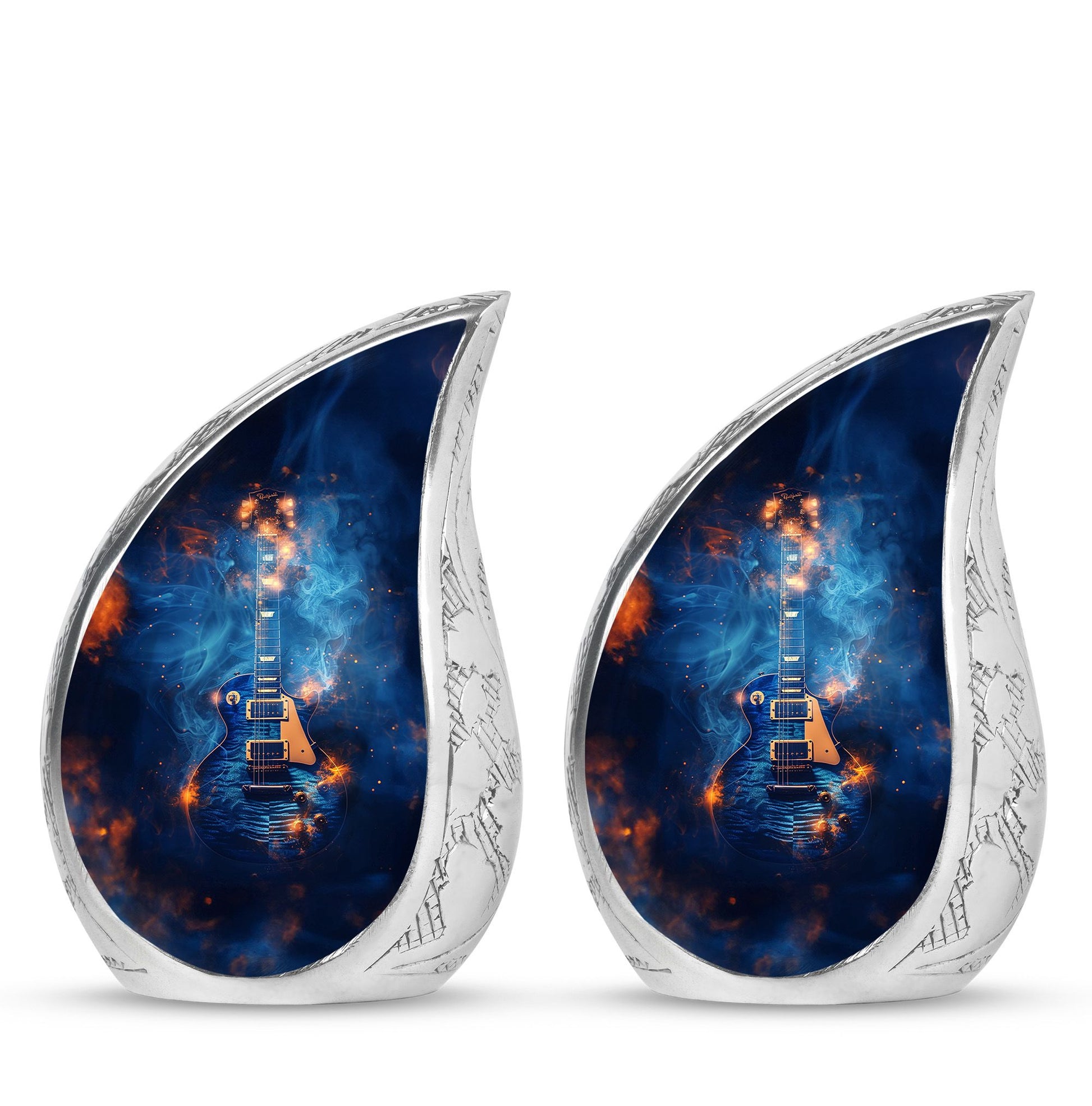 Guitar Urn For Ashes Funeral, Ashes Memorial Urn