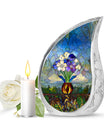 Stained Glass Urns For Human Ashes Large Funeral, Ashes Urn For Ashes