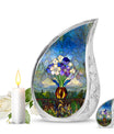 Stained Glass Urns For Human Ashes Large Funeral, Ashes Urn For Ashes