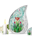 Stained Glass Cool Urns For Ashes - Funeral Urns For Man and Women