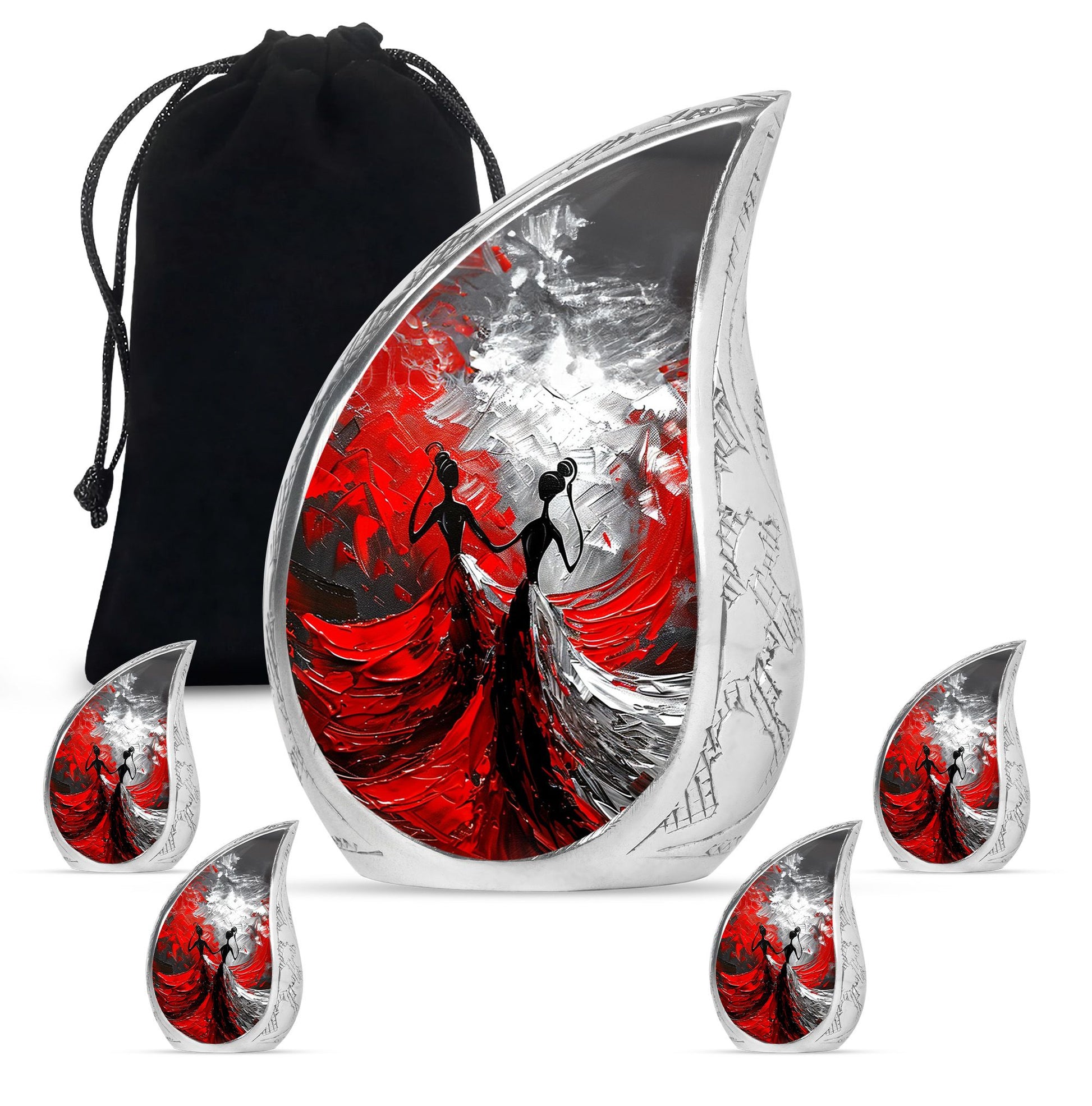 Dancing Mini Urns For Ashes Funeral, Ashes Cremation Urn