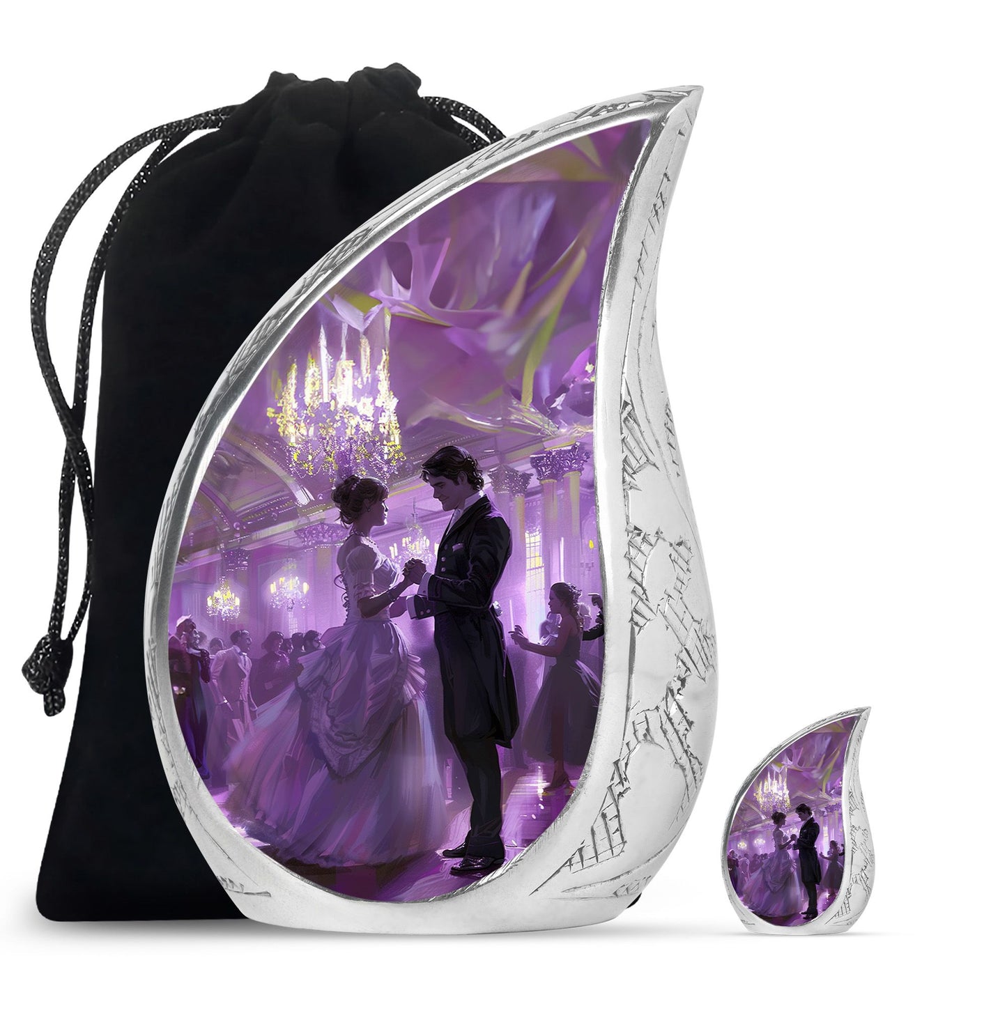 Personalized Dancer Memorial Urn for Human Ashes - 10-inch, 200 cu in - Yatskia