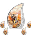 Elephant Family Urns For Human Ashes Adult Funeral, Ashes Urn
