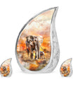 Elephant Family Urns For Human Ashes Adult Funeral, Ashes Urn