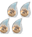 Elephant Family Cremation Urns For Men Funeral, Ashes Cremation Urn