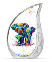 Elephant Family Cremation Urns For Human Ashes - Keepsake Urns