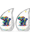 Elephant Family Cremation Urns For Human Ashes - Keepsake Urns