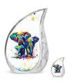 Elephant Family Cremation Urns For Human Ashes - Keepsake Urns