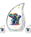 Elephant Family Cremation Urns For Human Ashes - Keepsake Urns