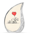 Elephant Family Cremation Urns For Human Ashes - Keepsake Urn Set