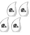 Elephant Family Medium Urn Funeral, Ashes Memorial Urn