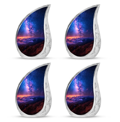 Personalized Galaxy Cremation Urn for Human Ashes - 10-inch, 200 cu in - Yatskia