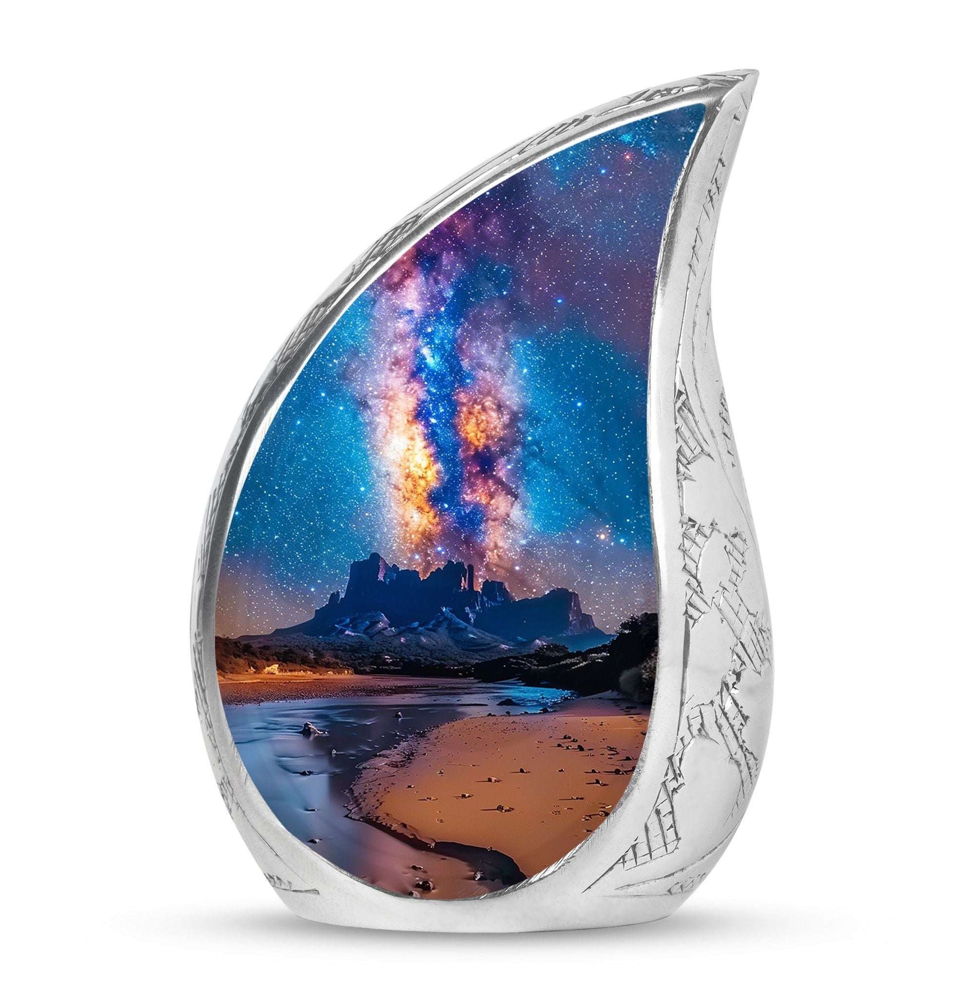 Milkyway Small & Large Urns For Ashes - Galaxy Cremation Urns