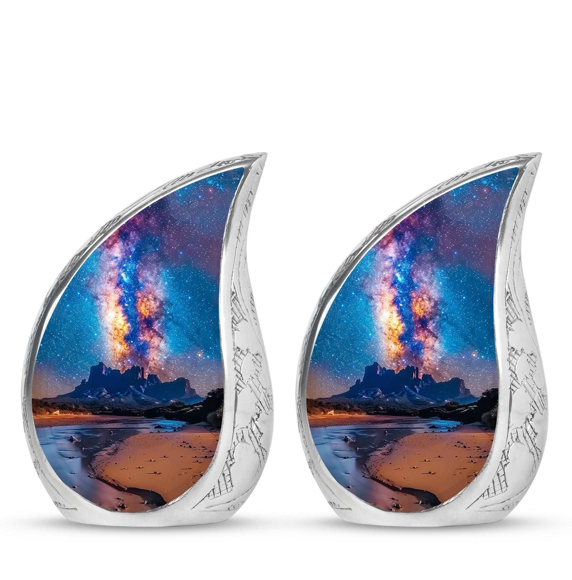 Milkyway Small & Large Urns For Ashes - Galaxy Cremation Urns