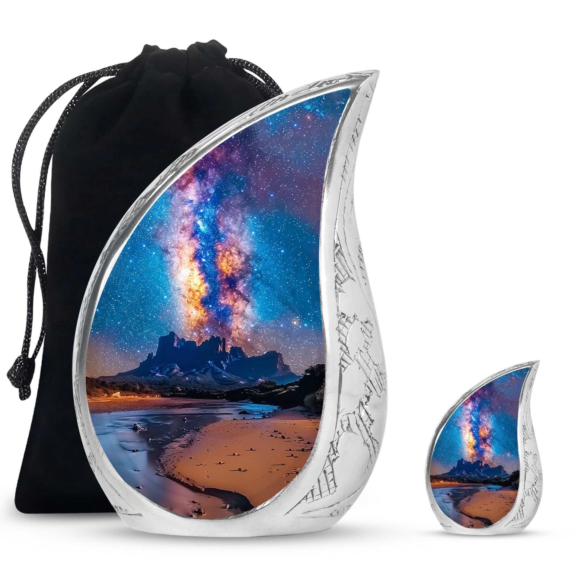 Milkyway Small & Large Urns For Ashes - Galaxy Cremation Urns