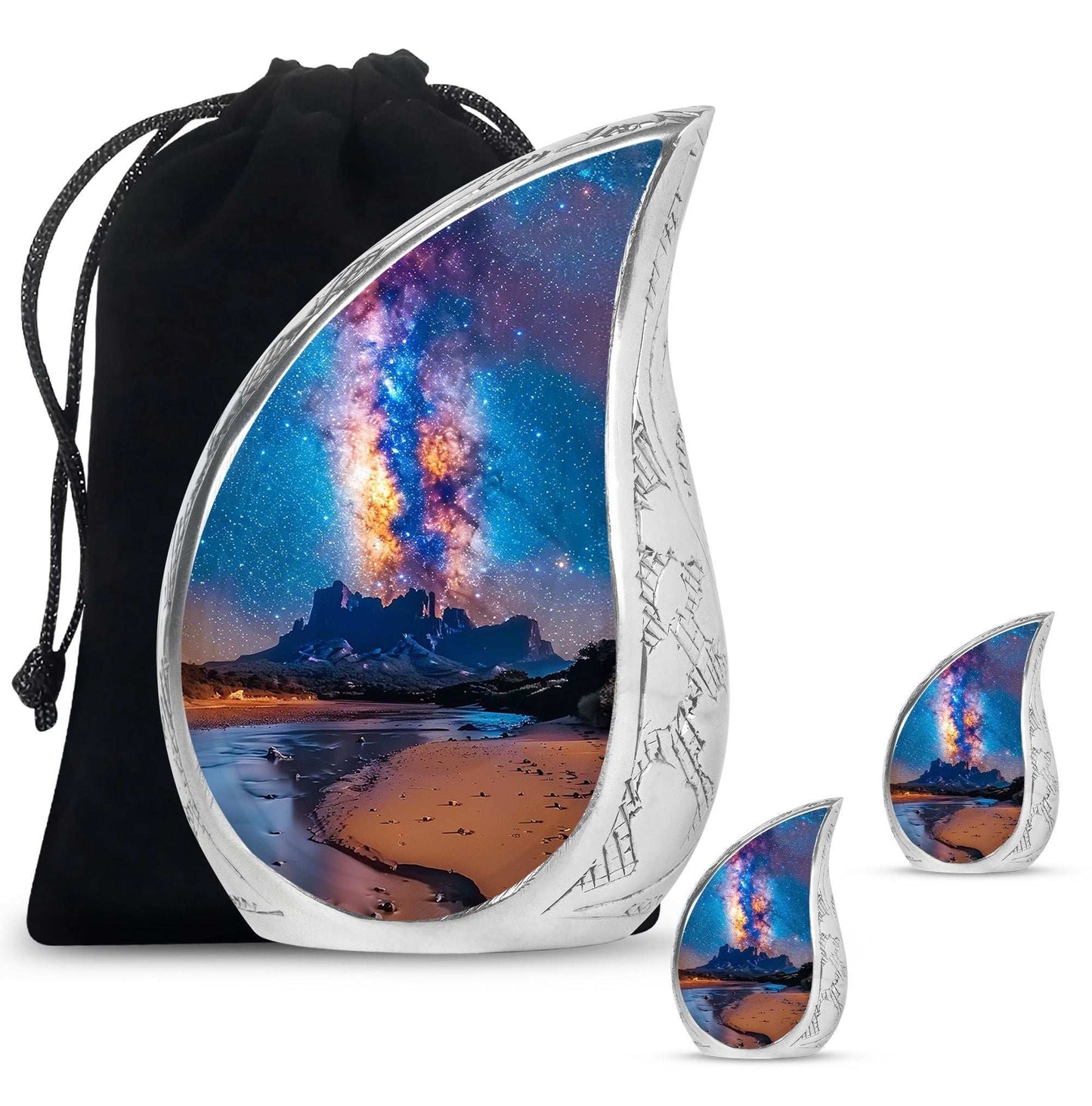 Milkyway Small & Large Urns For Ashes - Galaxy Cremation Urns