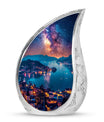 Milkyway Adult Urn Large Funeral Urn - Galaxy Decorative Urns For Ashes