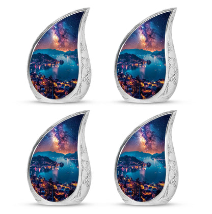 Milkyway Adult Urn Large Funeral Urn - Galaxy Decorative Urns For Ashes