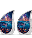 Milkyway Adult Urn Large Funeral Urn - Galaxy Decorative Urns For Ashes