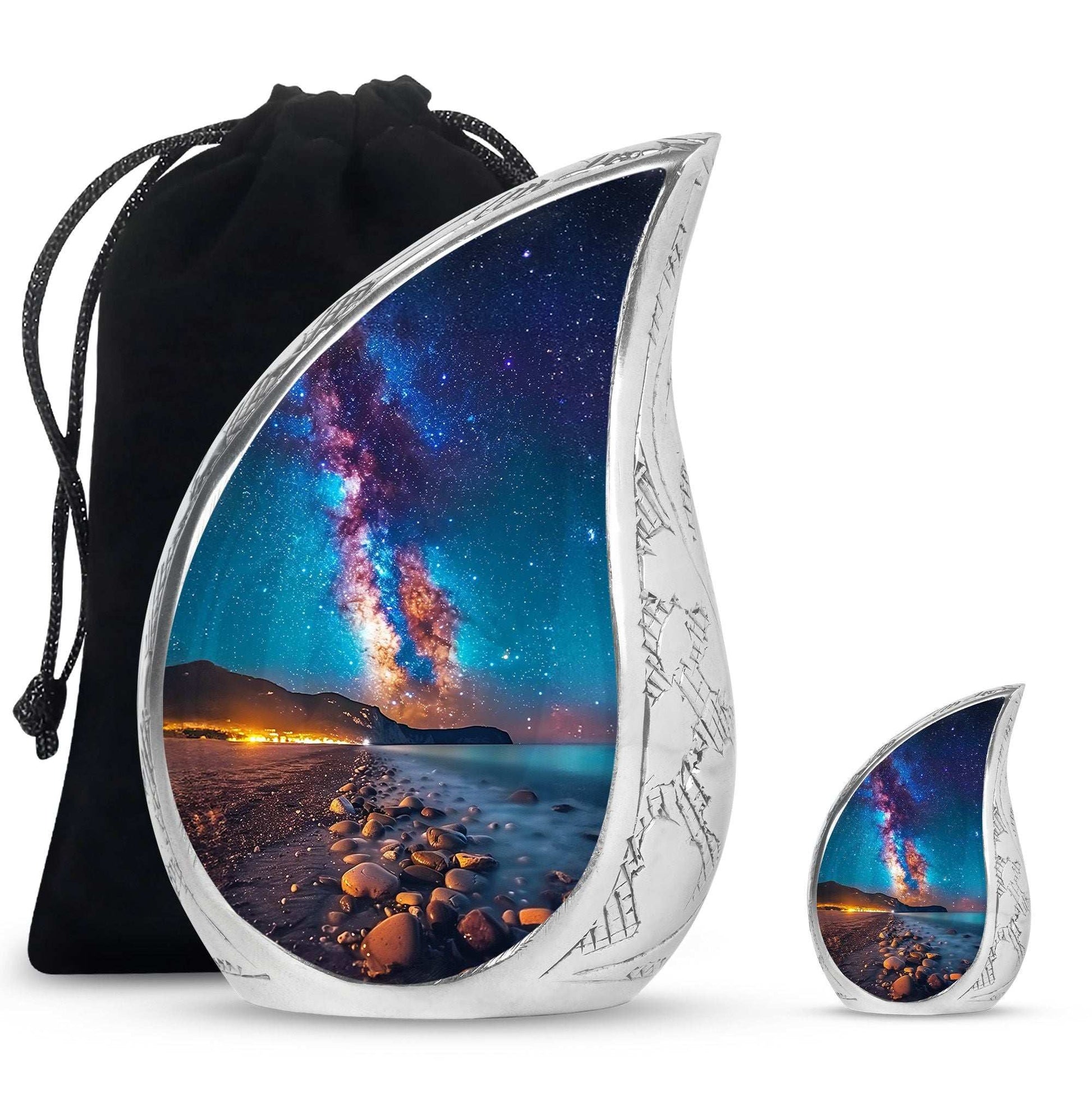 Milkyway Urns For Adults - Galaxy Cremation Urns For Male & Female