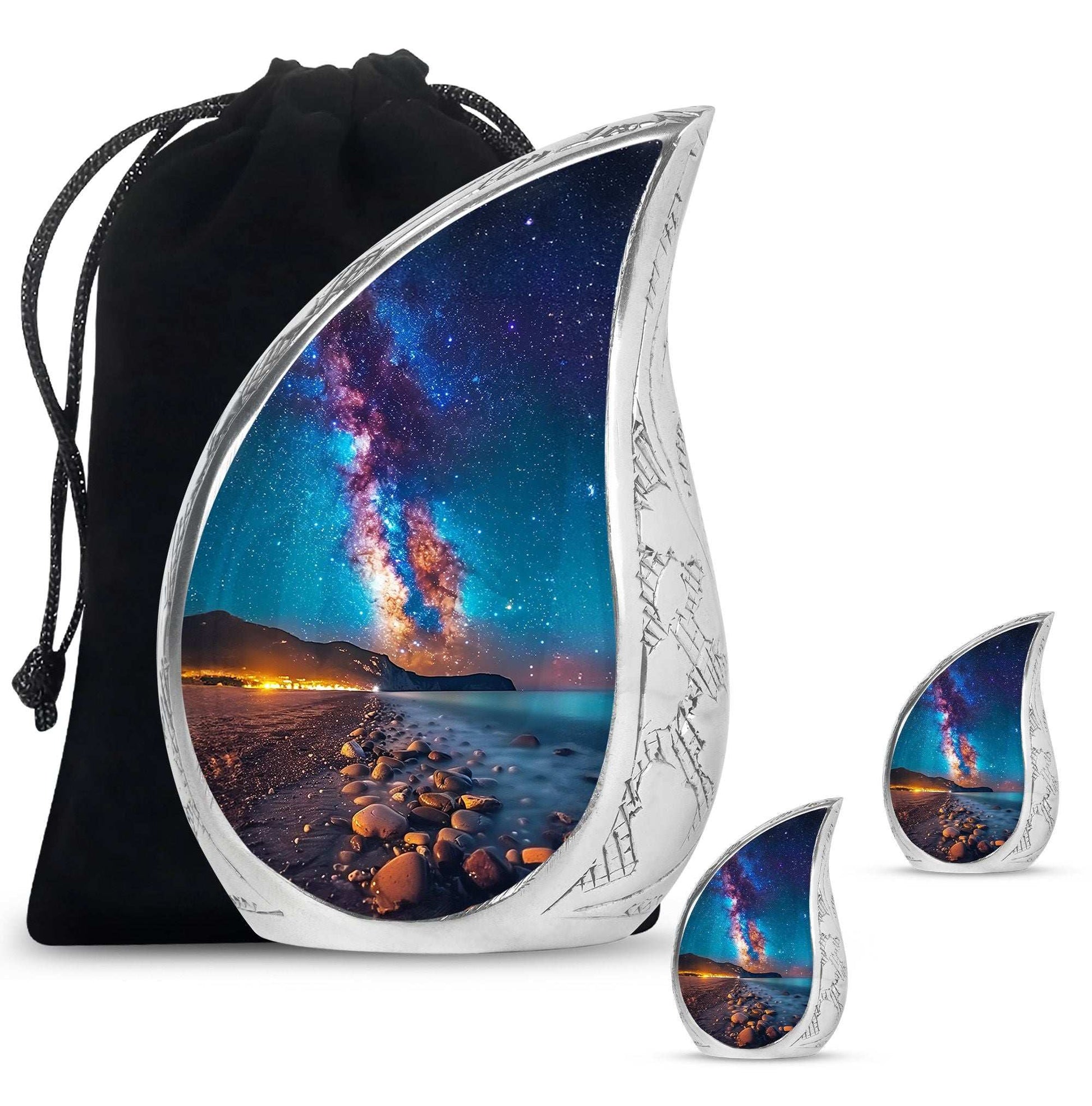 Milkyway Urns For Adults - Galaxy Cremation Urns For Male & Female