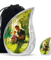 Father & Kids Large & Small Cremation Urns For Human Ashes