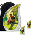 Father & Kids Large & Small Cremation Urns For Human Ashes