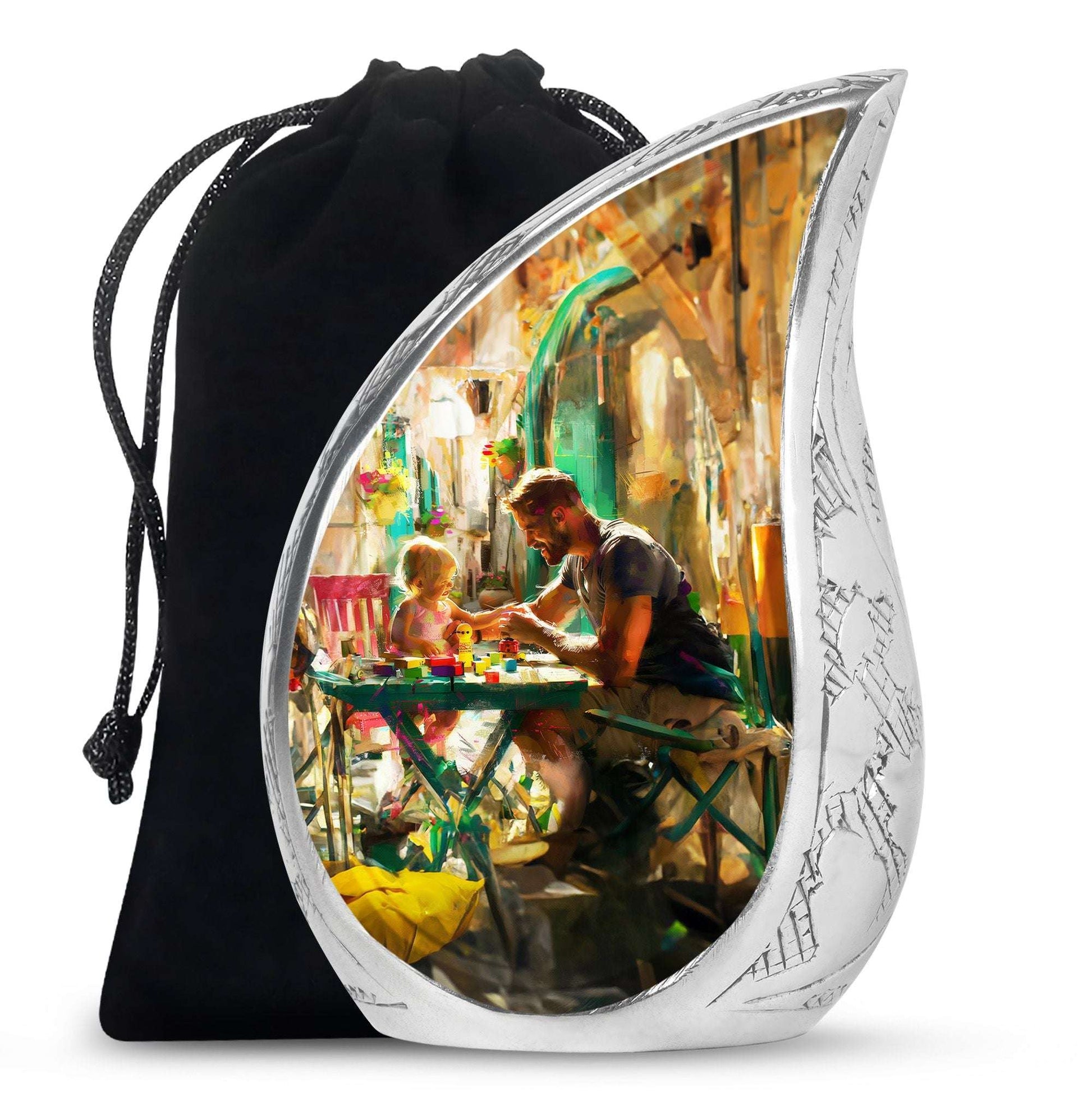 Father Urn For Dad - Large & Small Cremation Urns For Human Ashes