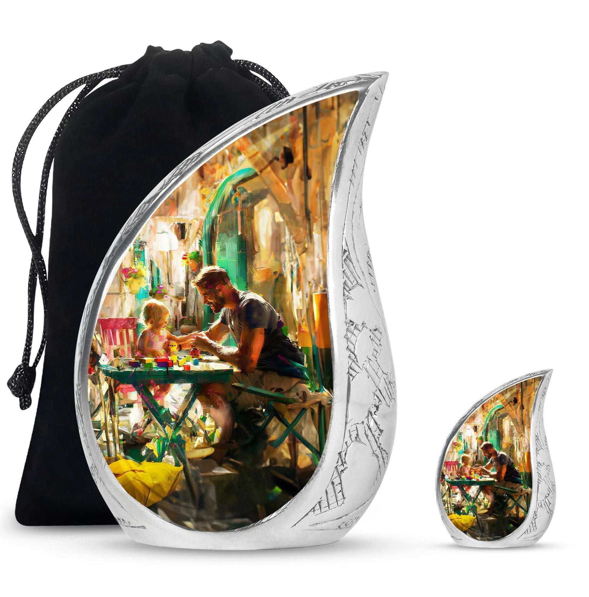 Father Urn For Dad - Large & Small Cremation Urns For Human Ashes