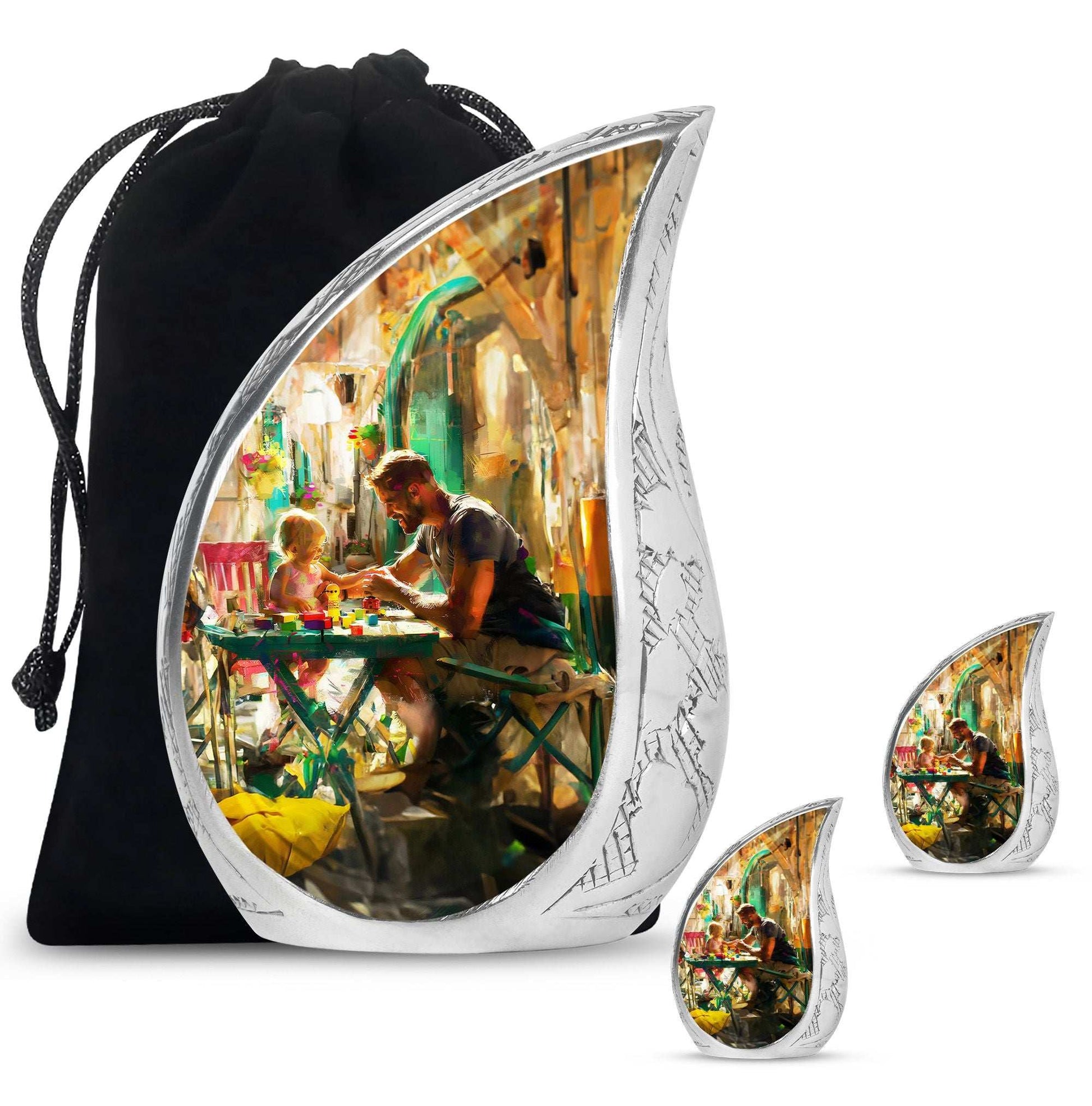 Father Urn For Dad - Large & Small Cremation Urns For Human Ashes