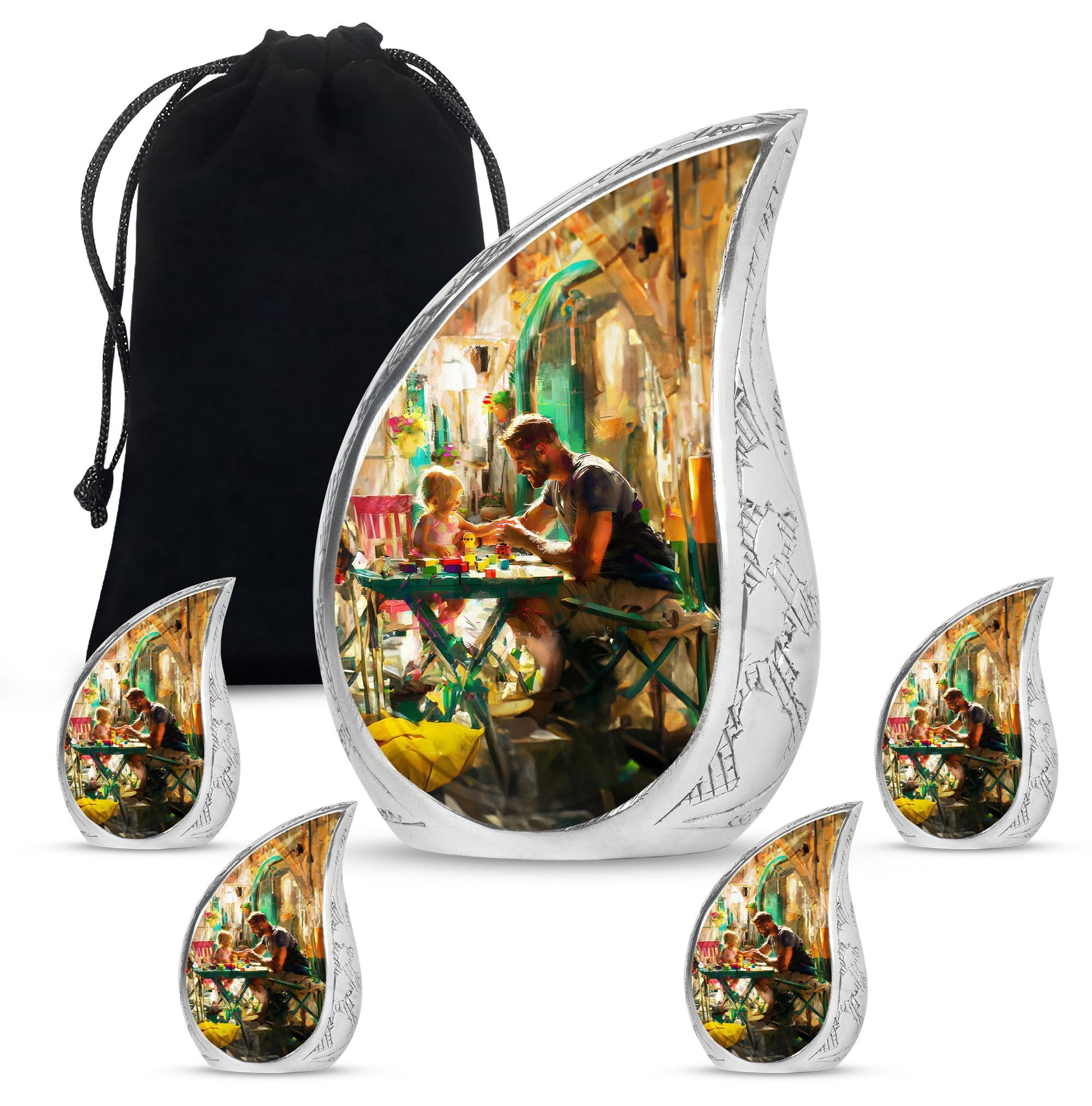 Father Urn For Dad - Large & Small Cremation Urns For Human Ashes