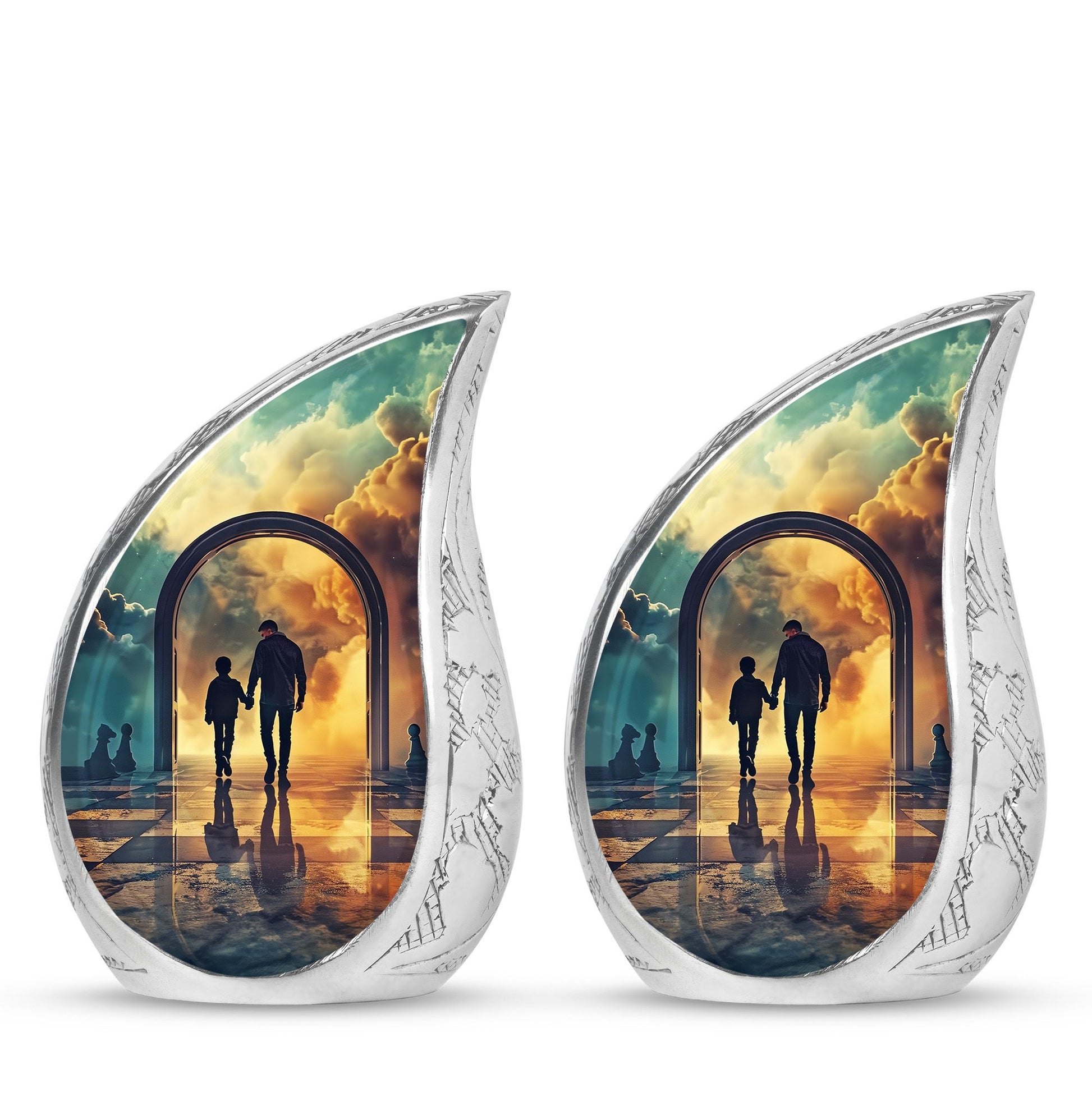 Father Medium Size Urns For Human Ashes Funeral, Ashes Cremation Urn