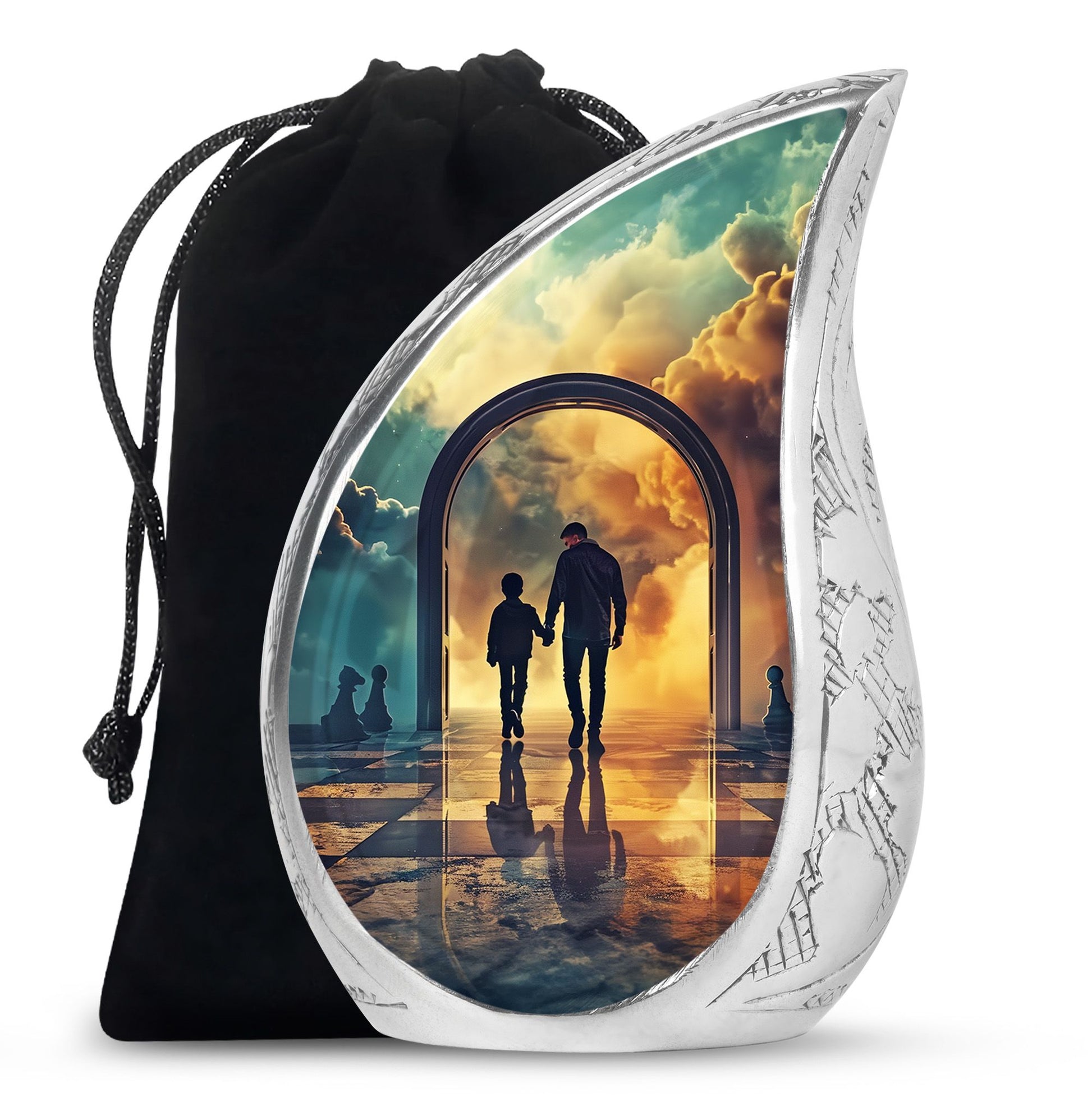 Father Medium Size Urns For Human Ashes Funeral, Ashes Cremation Urn