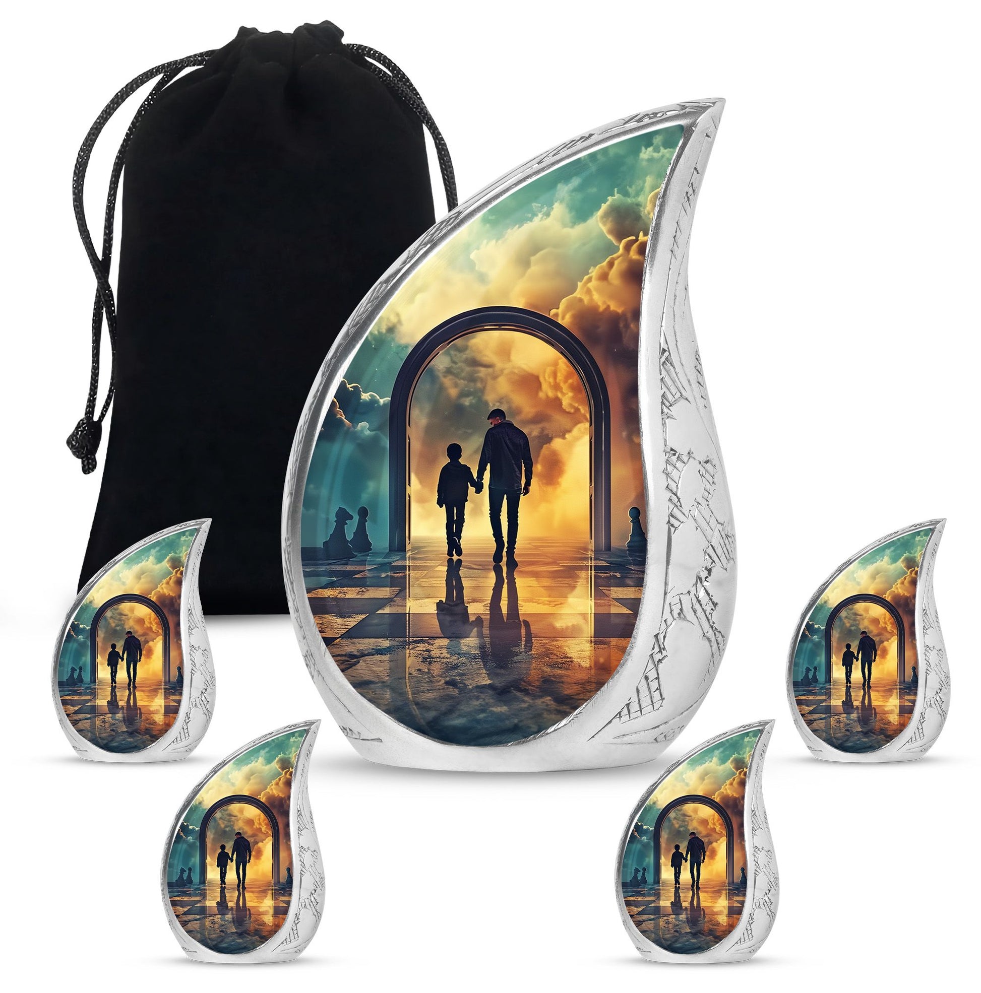 Father Medium Size Urns For Human Ashes Funeral, Ashes Cremation Urn