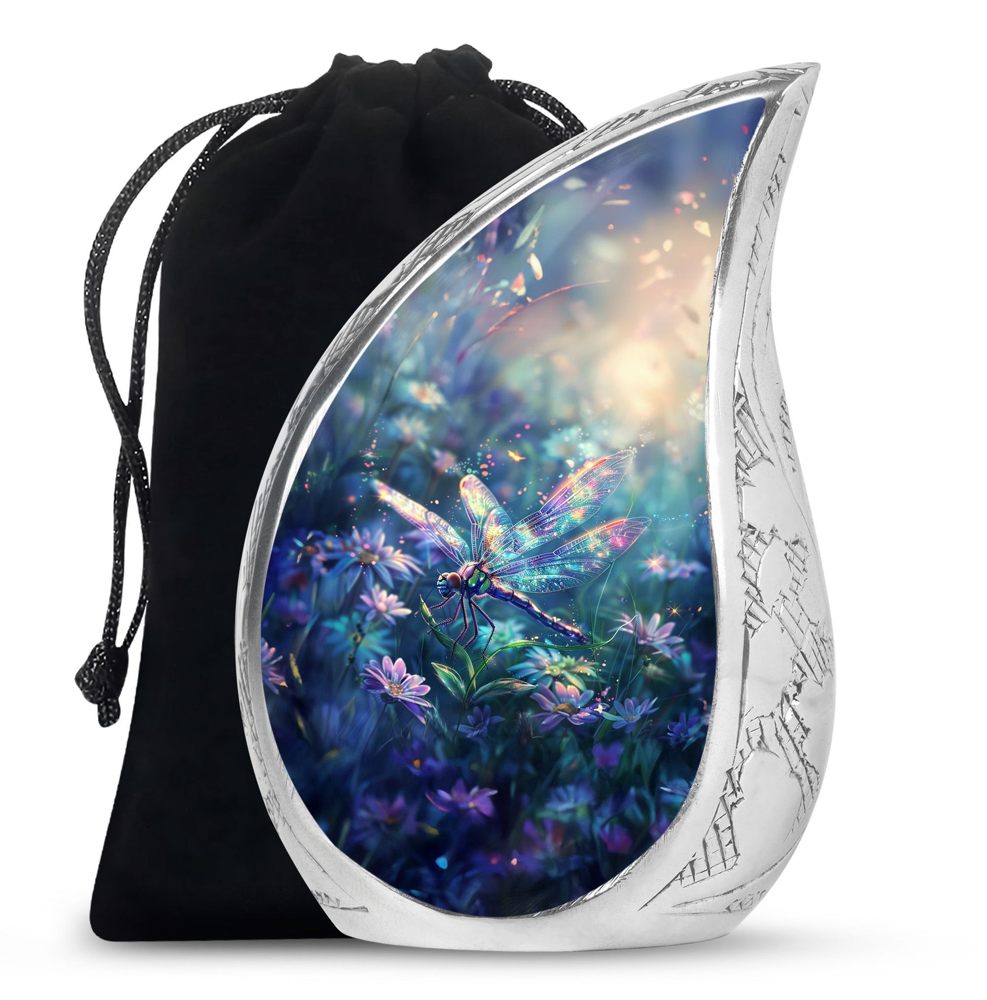 Cosmic Dragonfly Cremation Urns For Human Ashes - Mini Urn For Ashes