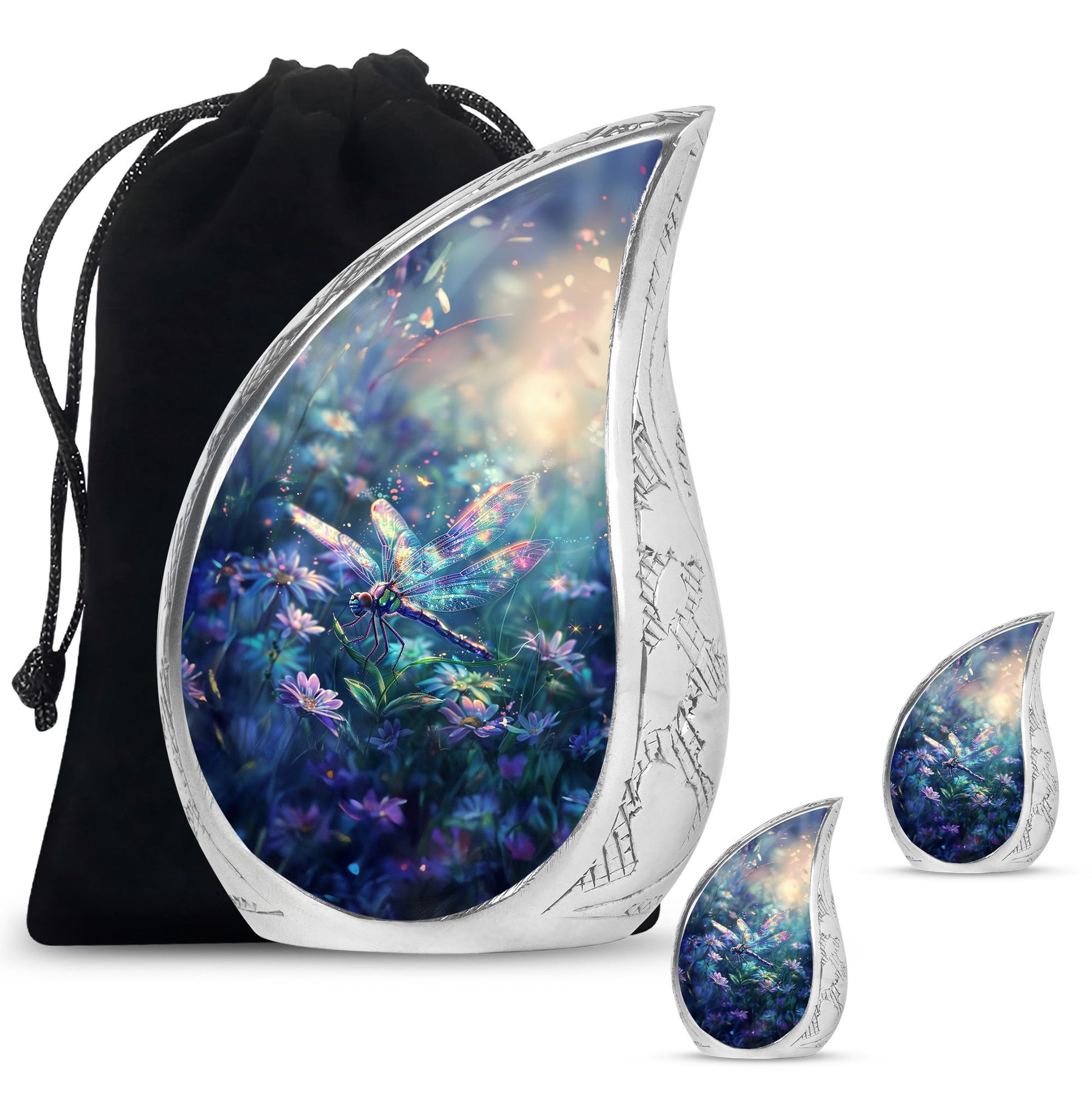 Cosmic Dragonfly Cremation Urns For Human Ashes - Mini Urn For Ashes