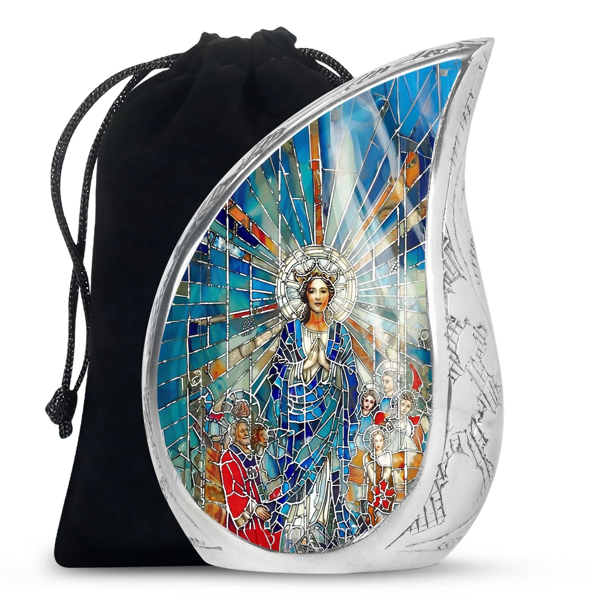 Virgin Mary Cremation Urn for Adult Ashes - Catholic Artistic Urns For Funeral
