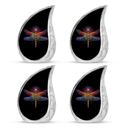 Personalized Dragonfly Cremation Urn for Men & Women - 10-inch, 200 cu in - Yatskia